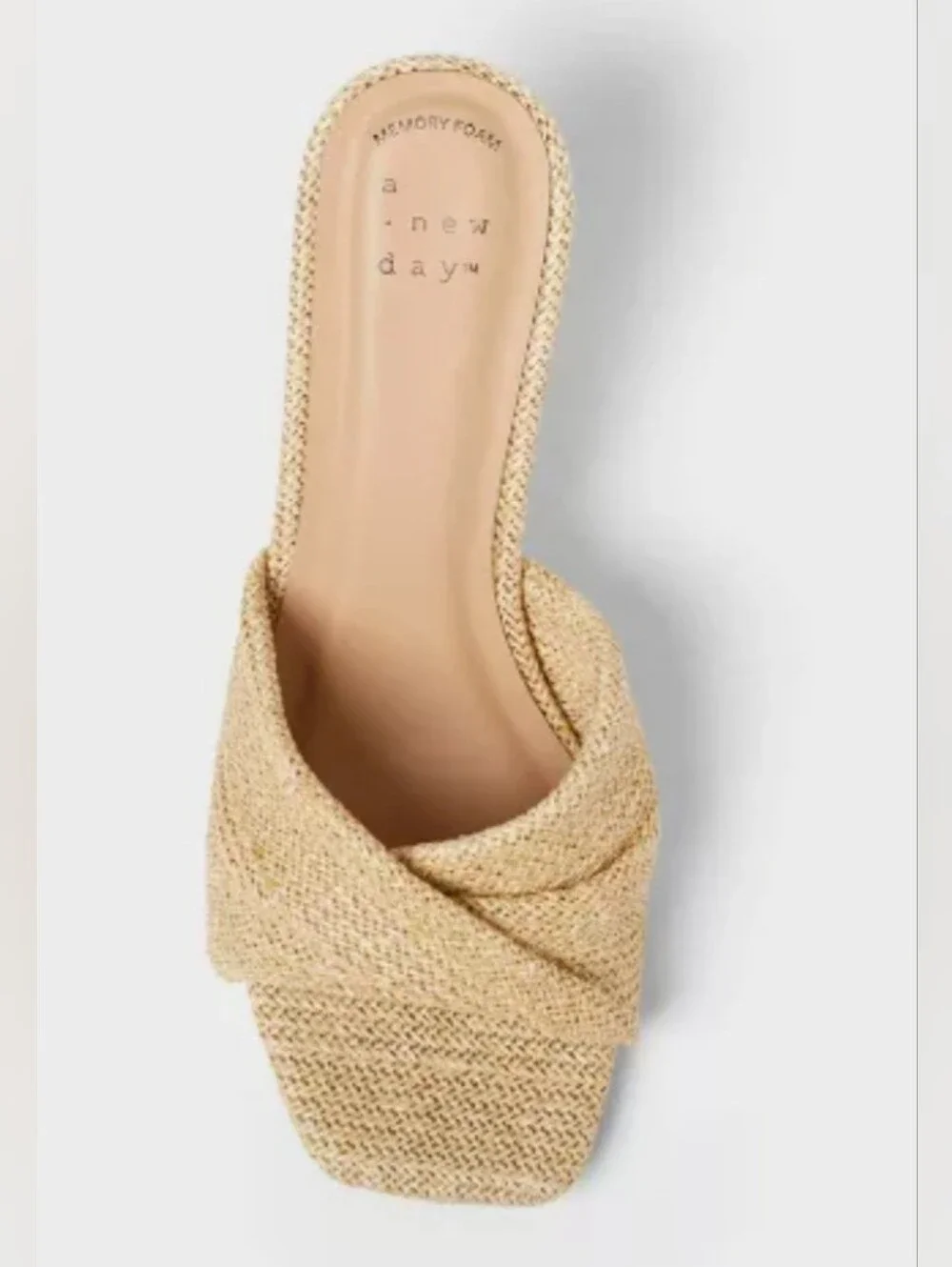 Women’s Amal Wedge Heels with Memory Foam Insole - Natural